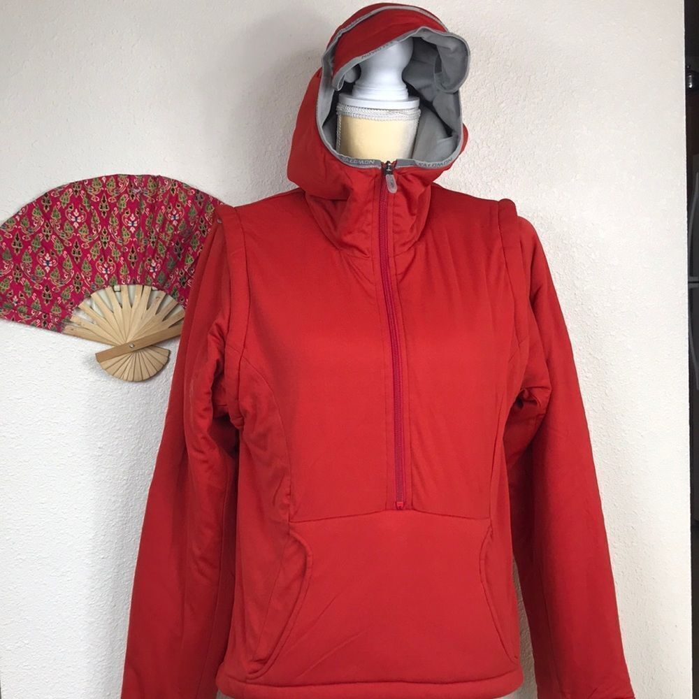 SALOMON ADVANCED SKIN ANORAK CONVERTIBLE WOMEN VEST AND SKI JACKET SIZE M